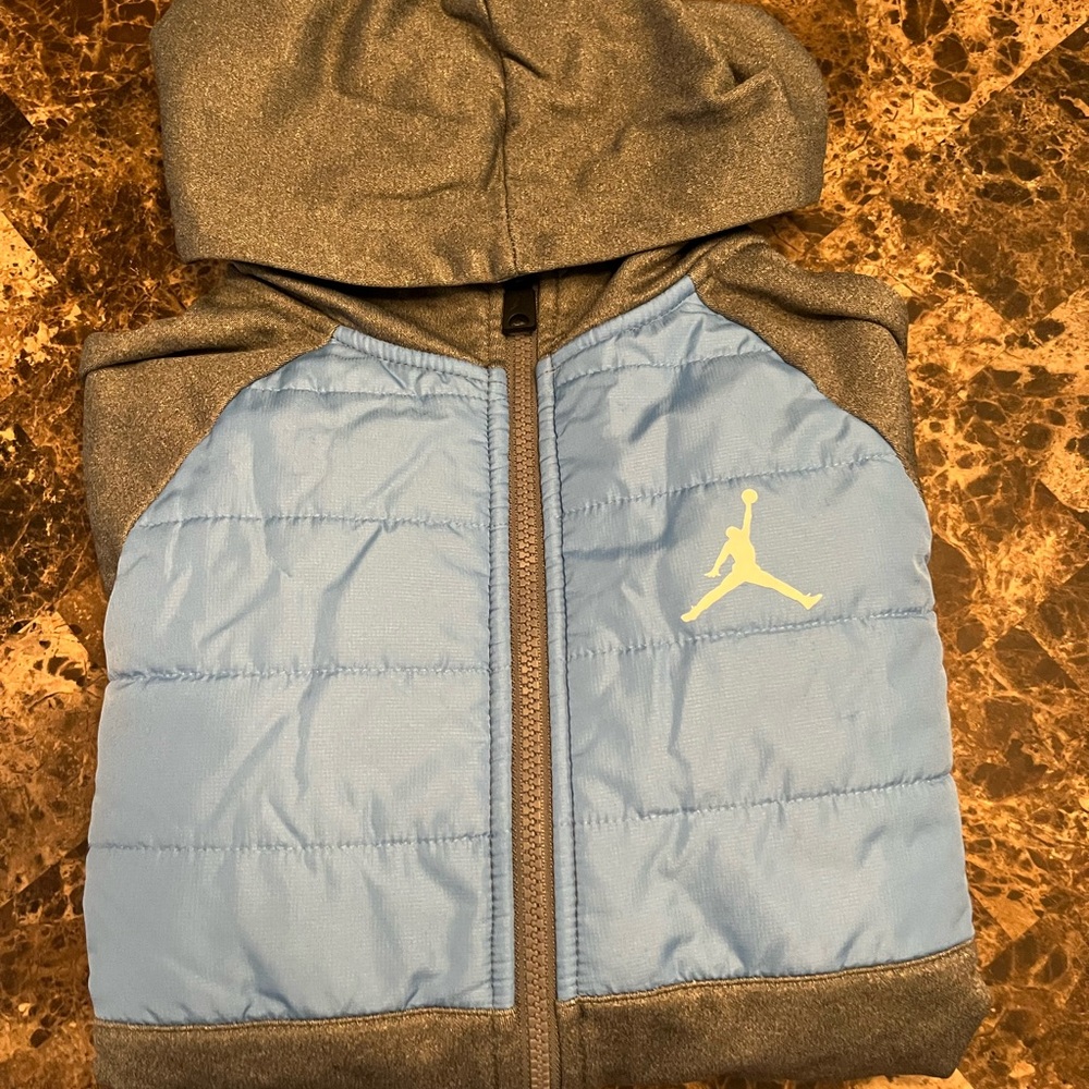 Jordan Kids Jacket - Blue and Gray